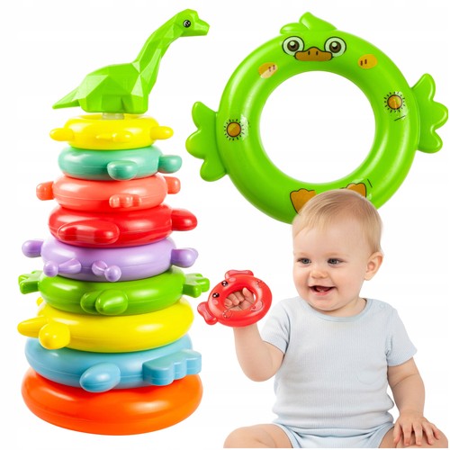 Bunte pyramide als spielzeug - bunte,