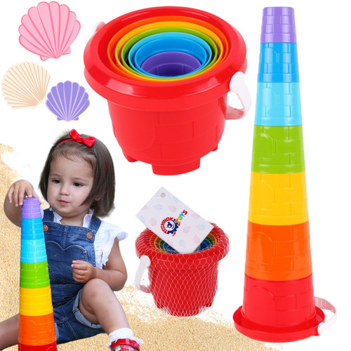 Set pyramide eimer mit griff - set,