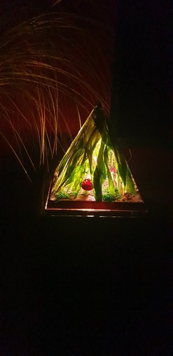 Pyramide mit licht sowohl - mit,