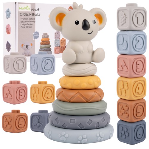 Malplay sensory rubber blöcke - sensory,