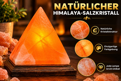 Himalaya salzlampe pyramide - himalaya,