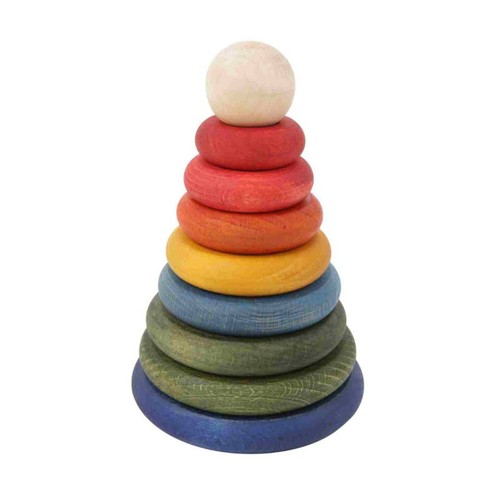 Holz stapelpyramide montessori - stapelpyramide,