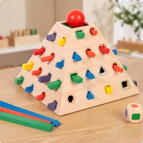 Steckspiel pyramide langlebig - steckspiel-pyramide,